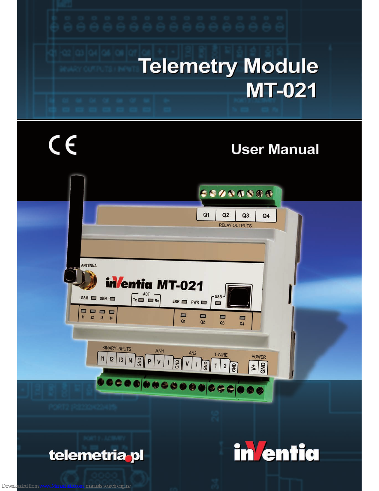 INVENTIA MT-021 User Manual