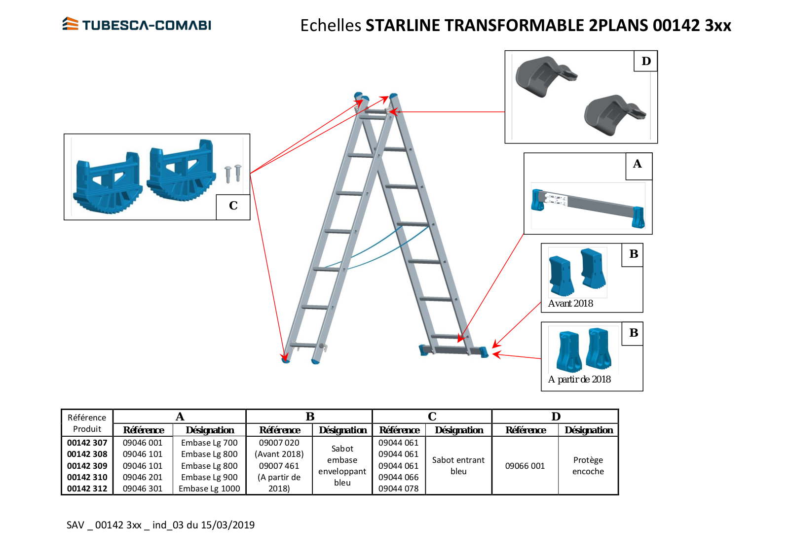 Tubesca 00142 307, STARLINE TRANSFORMABLE 2PLANS, 00142 308, 00142 309, 00142 310 Specification - ManualMachine.com