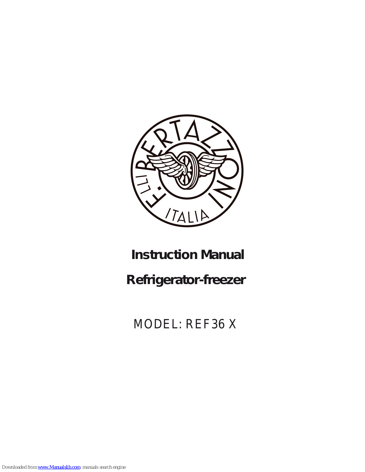 F.Bertazzoni REF36 X Instruction Manual - ManualMachine.com