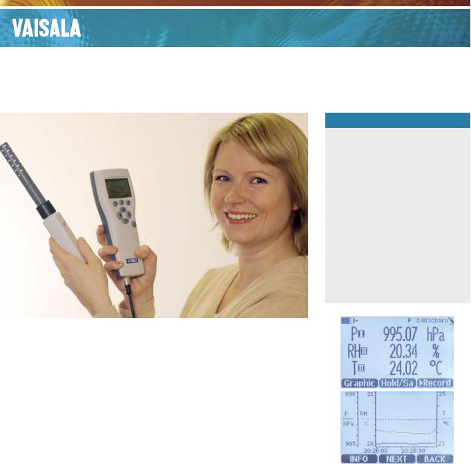 Vaisala MI70 Technical data