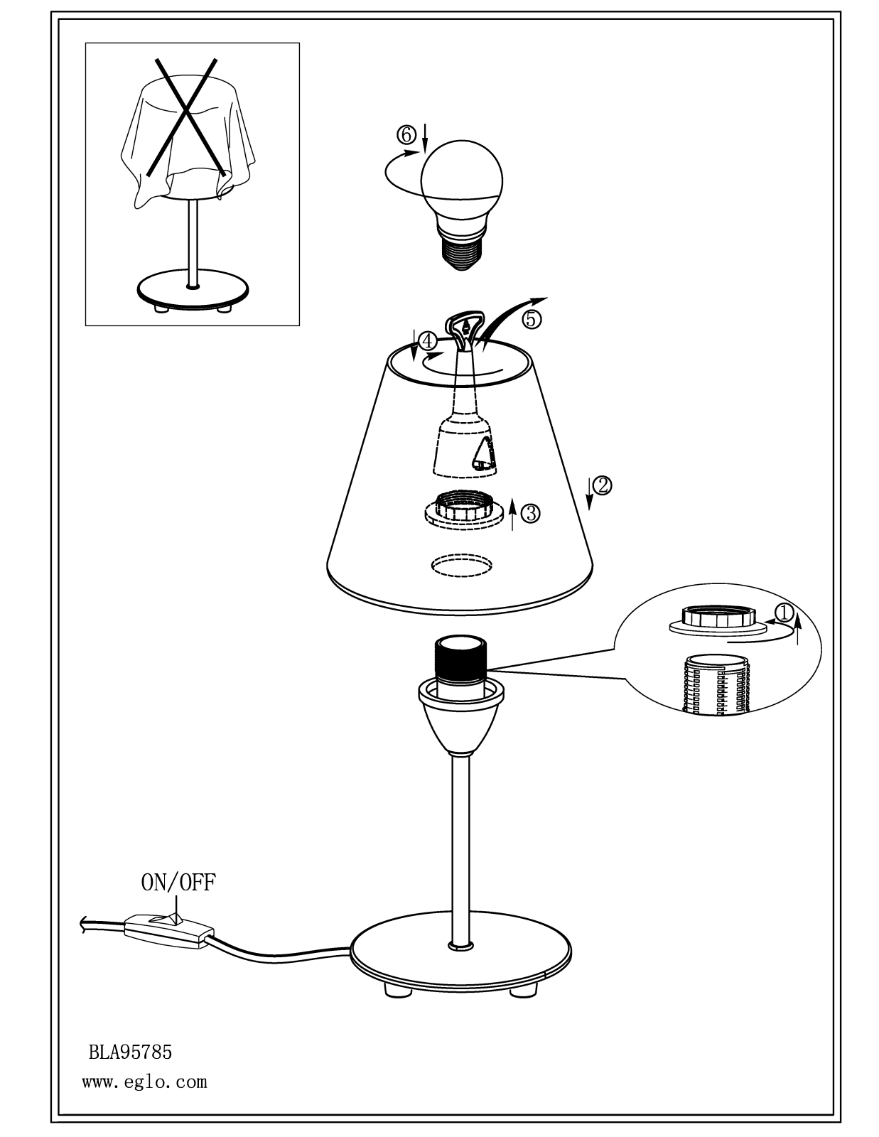 Eglo 95785 Service Manual