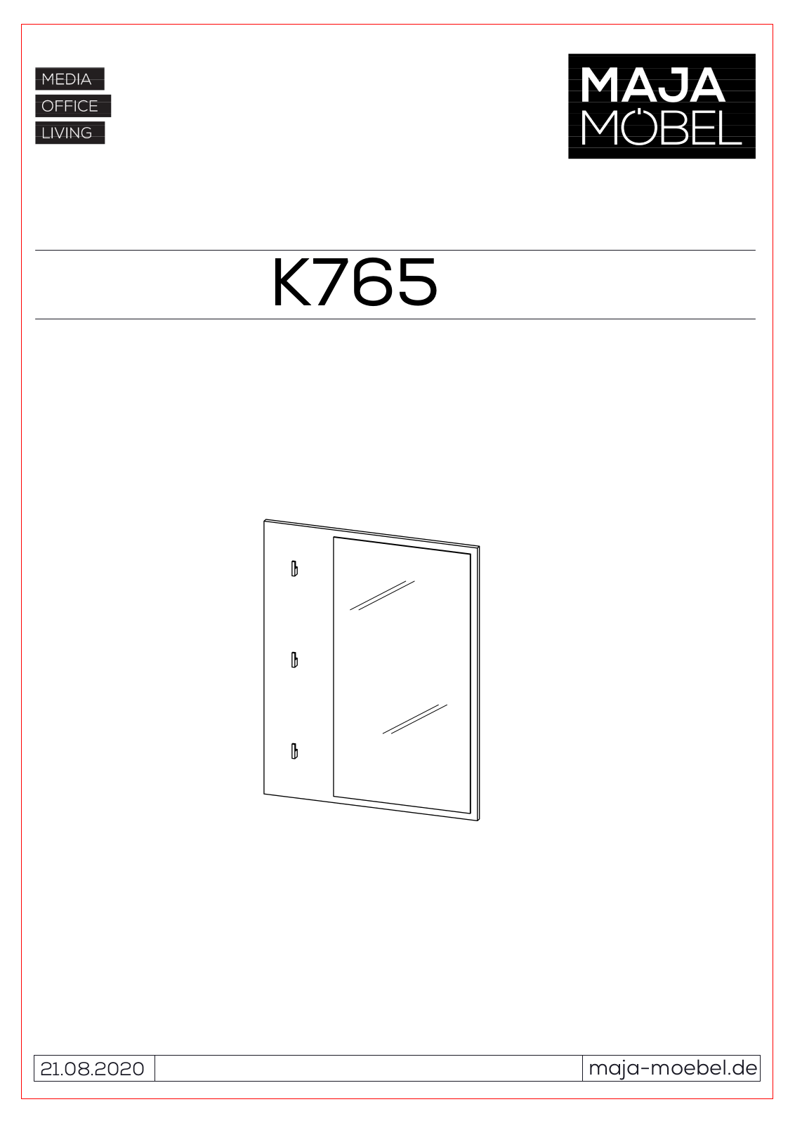 Maja Mobel K765 Assembly instructions