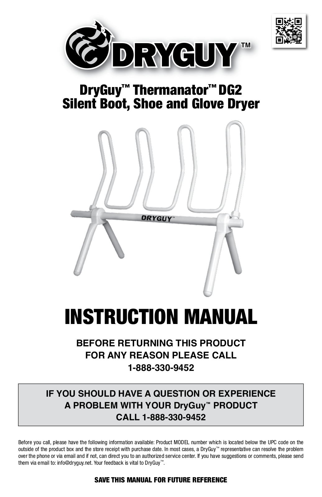 DryGuy DG2 User Manual