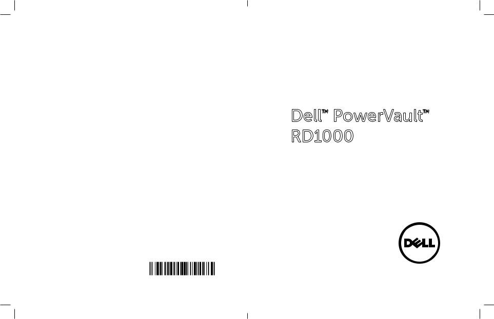 Dell PowerVault RD1000 User Manual