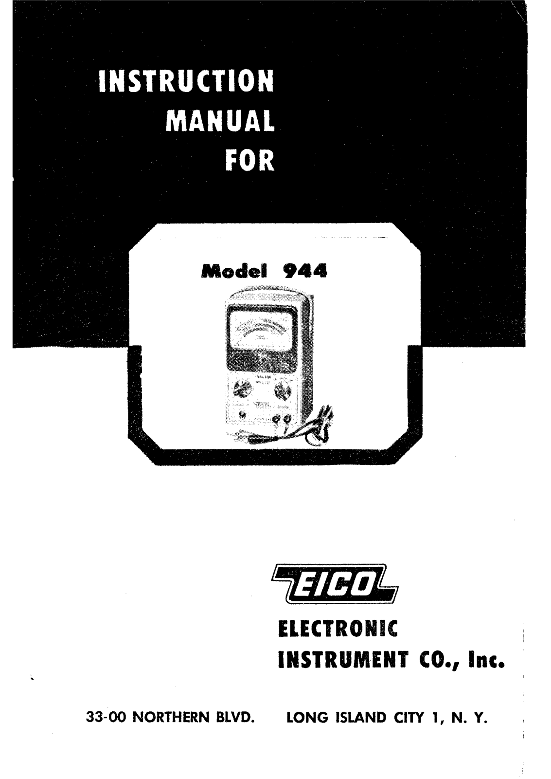 Eico 944 User Manual