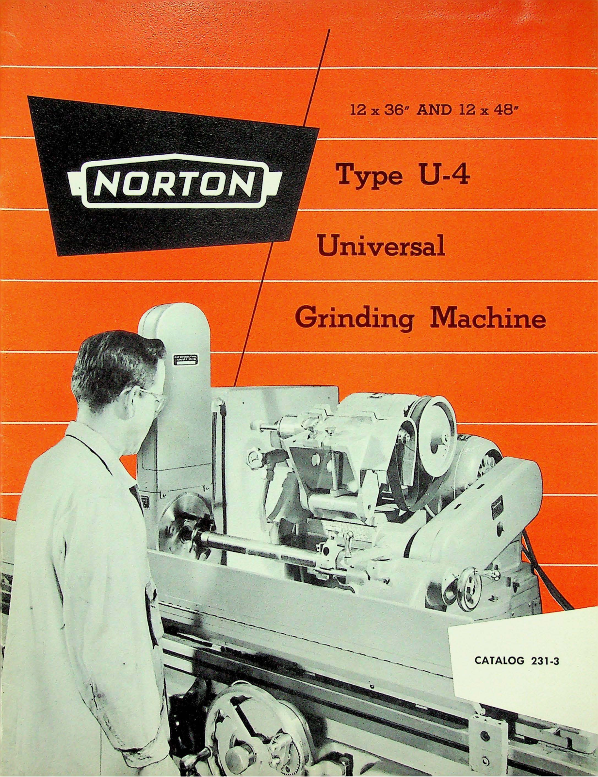 Norton Type U-4 Universal Grinding Machine Grinder, Cylindrical - ManualMachine.com