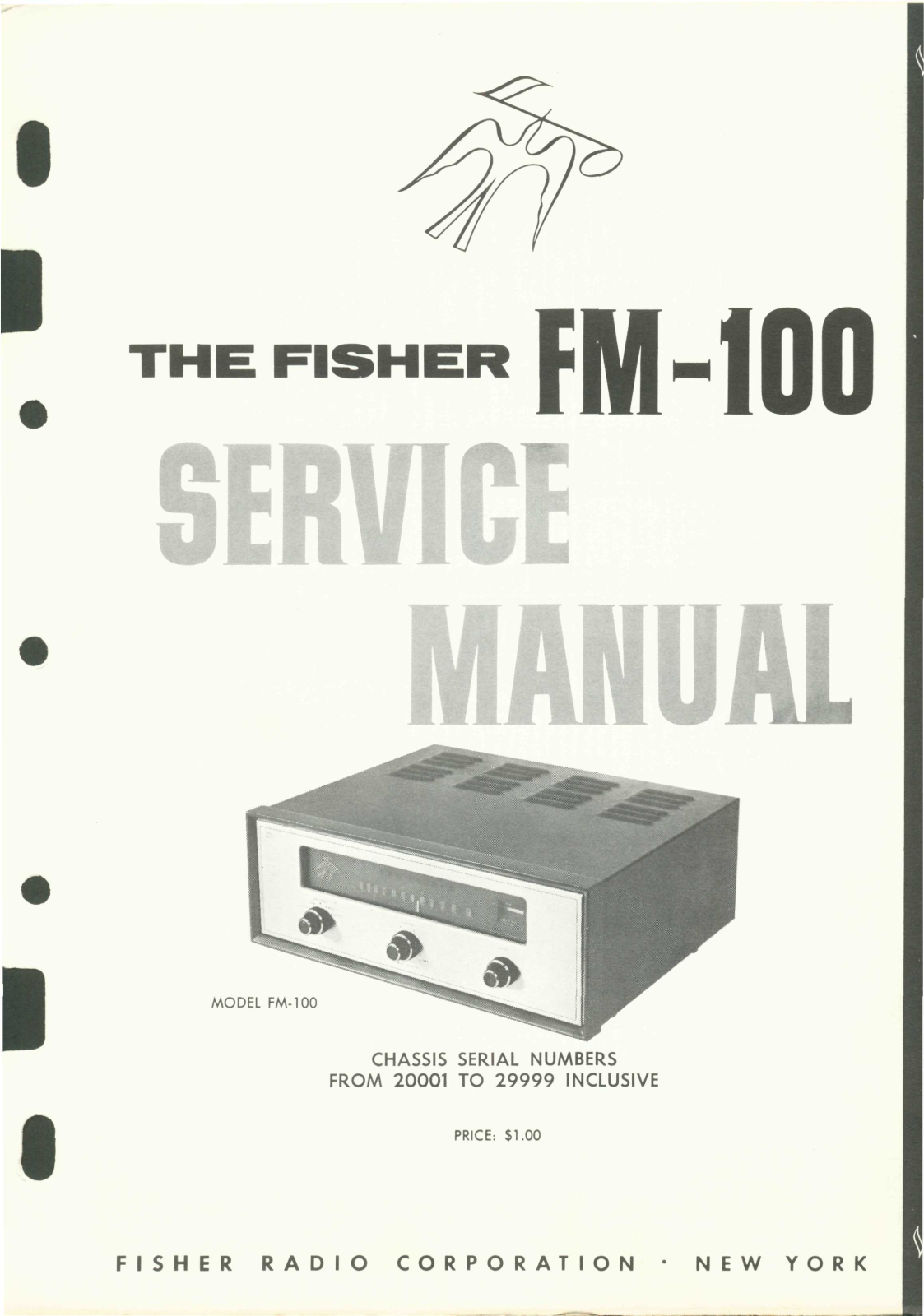 Fisher FM-100 Service Manual