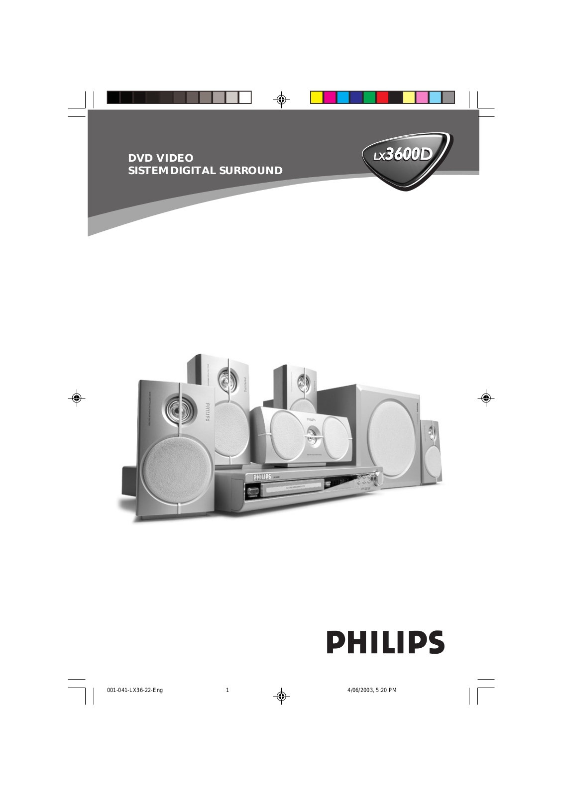 Philips 3600D User Manual