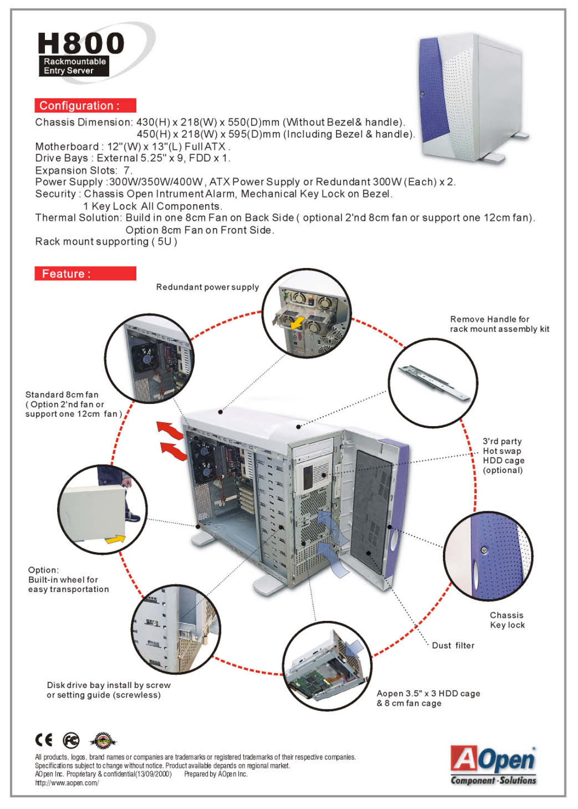 AOpen H800 User Manual