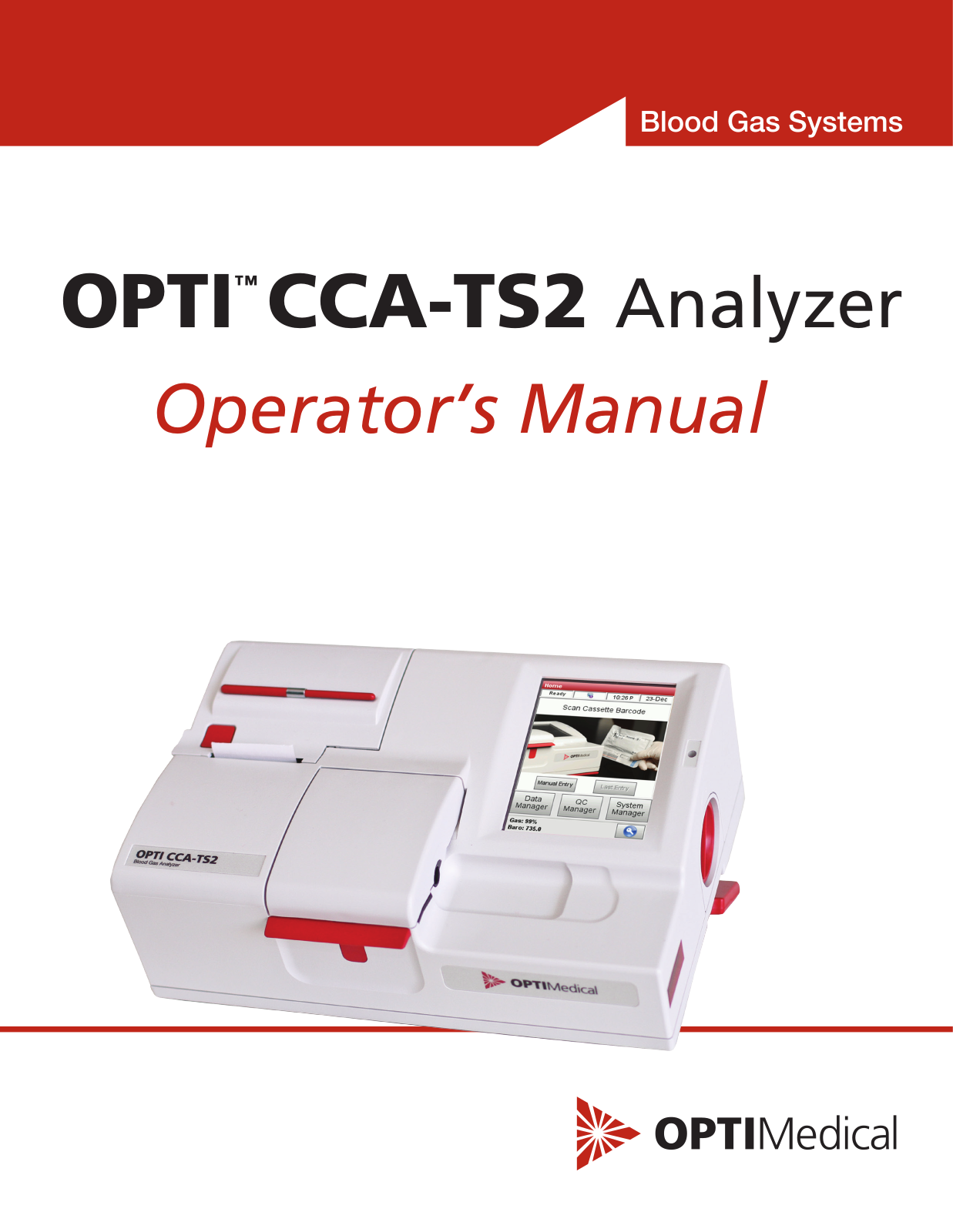 OptiMedical CCA-TS2 User manual