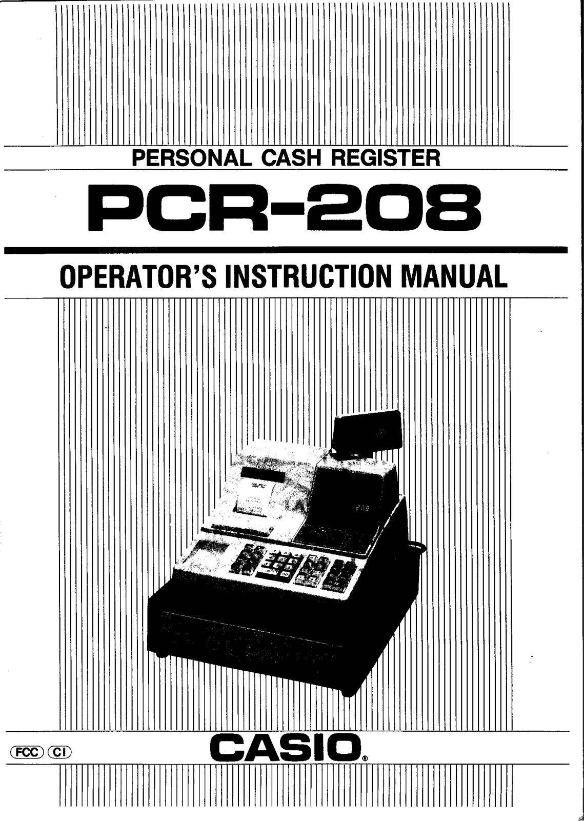 Casio PCR-208 Owner's Manual
