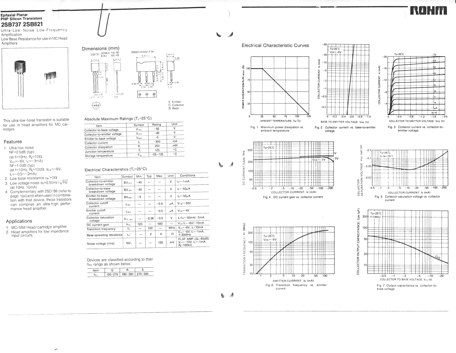 Datasheet 2sb737_2sb821 Datasheet - ManualMachine.com