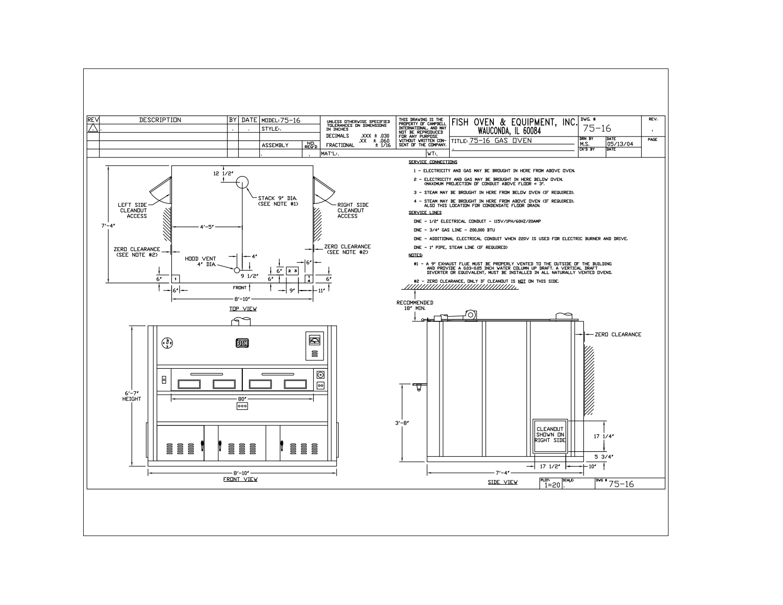 Fish Oven 75-16 User Manual - ManualMachine.com