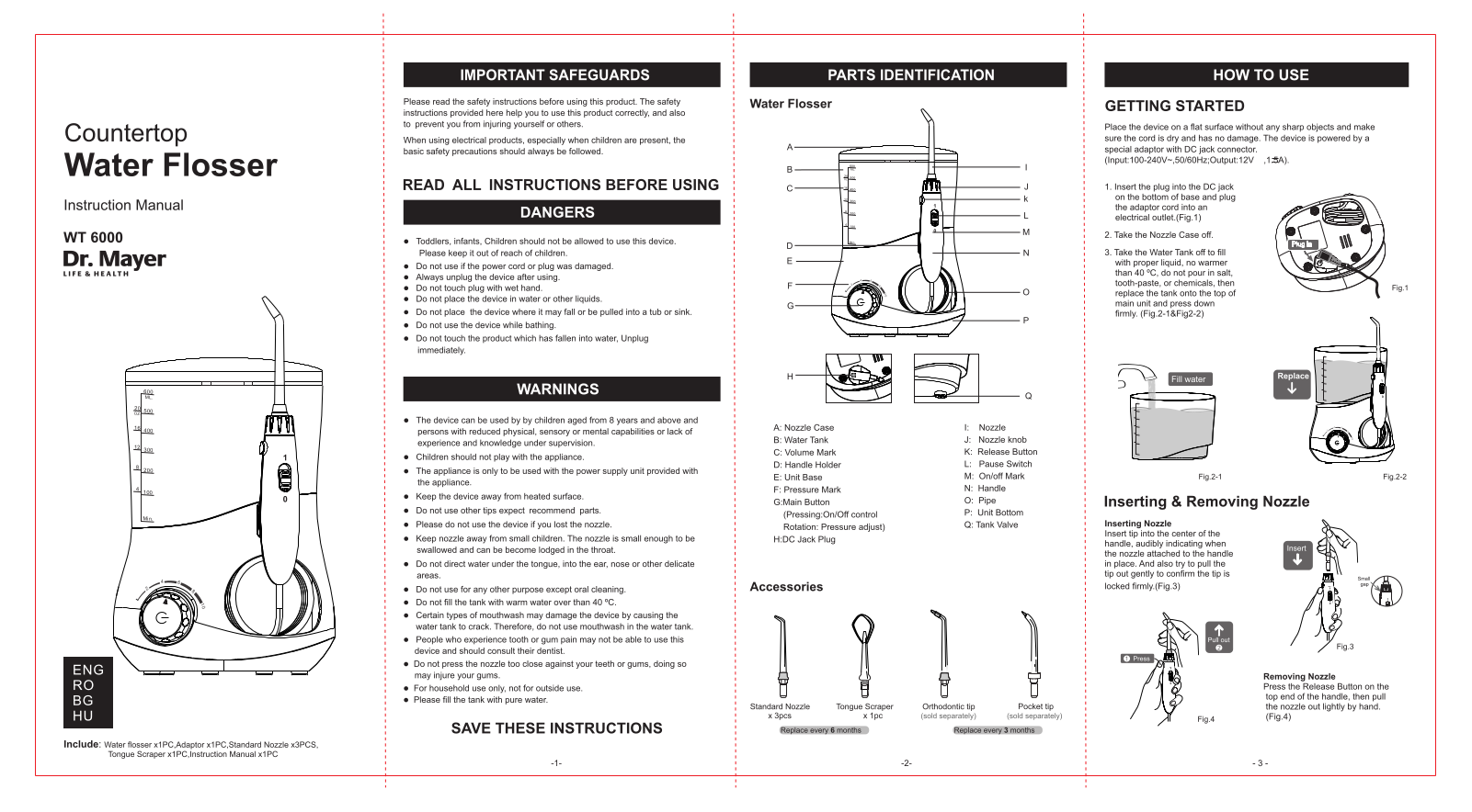 Dr. Mayer WT6000 User guide - ManualMachine.com