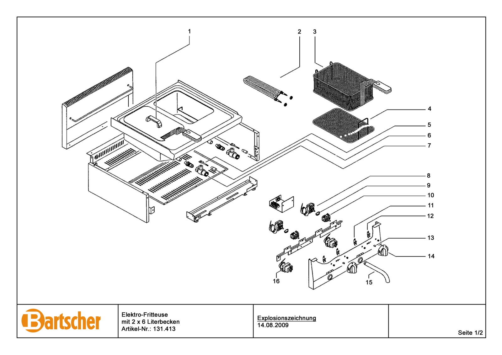 Bartscher 131413 User Manual