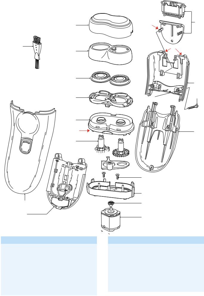 Philips HQ422 Service Manual