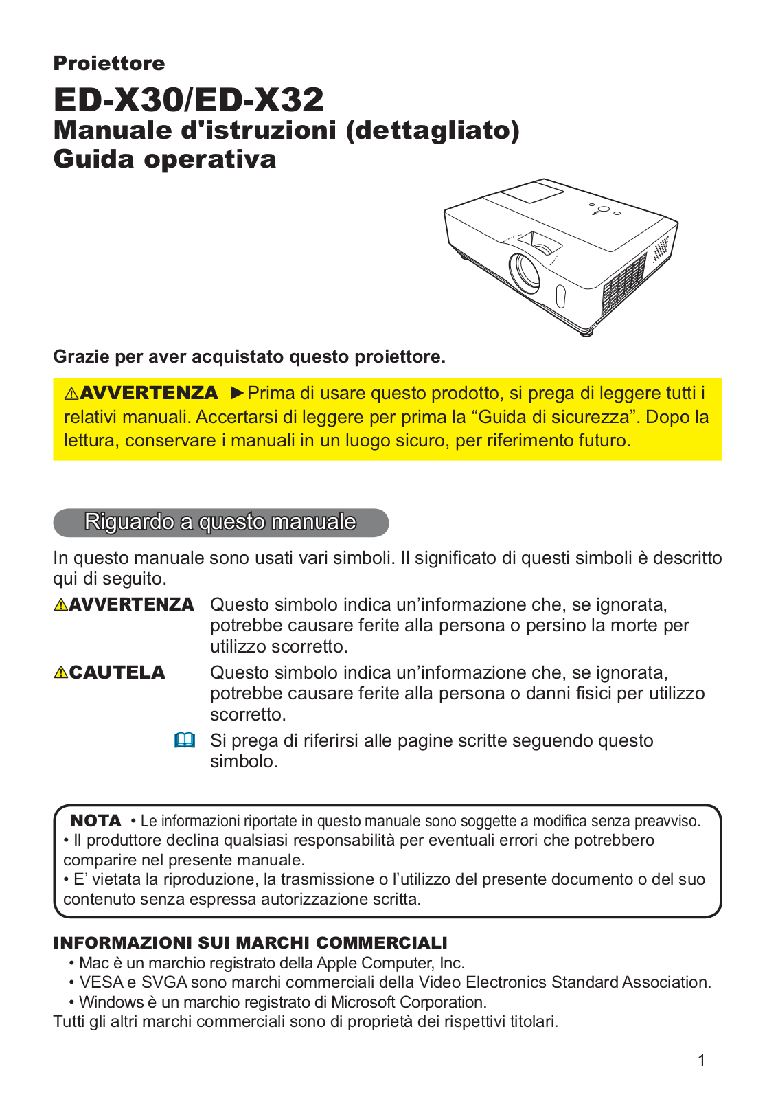 Hitachi ED-X32EP, ED-X30EP User Manual