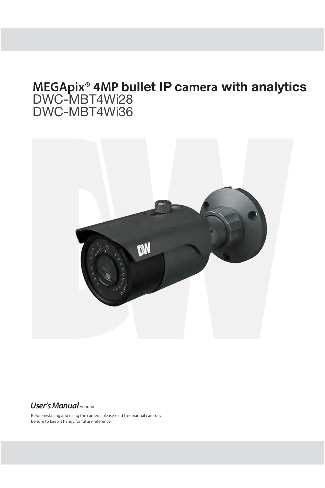 Digital Watchdog DWC-MBT4Wi28, DWC-MBT4Wi36 User Manual