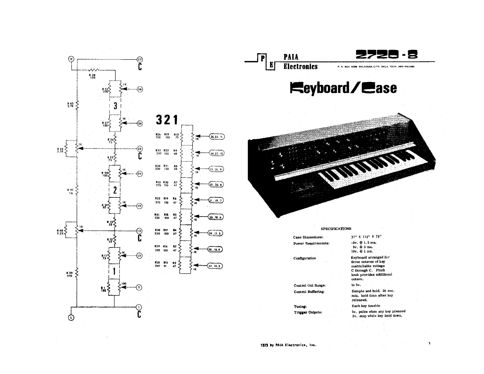 PAiA Electronics 2720-8 Instruction Manual