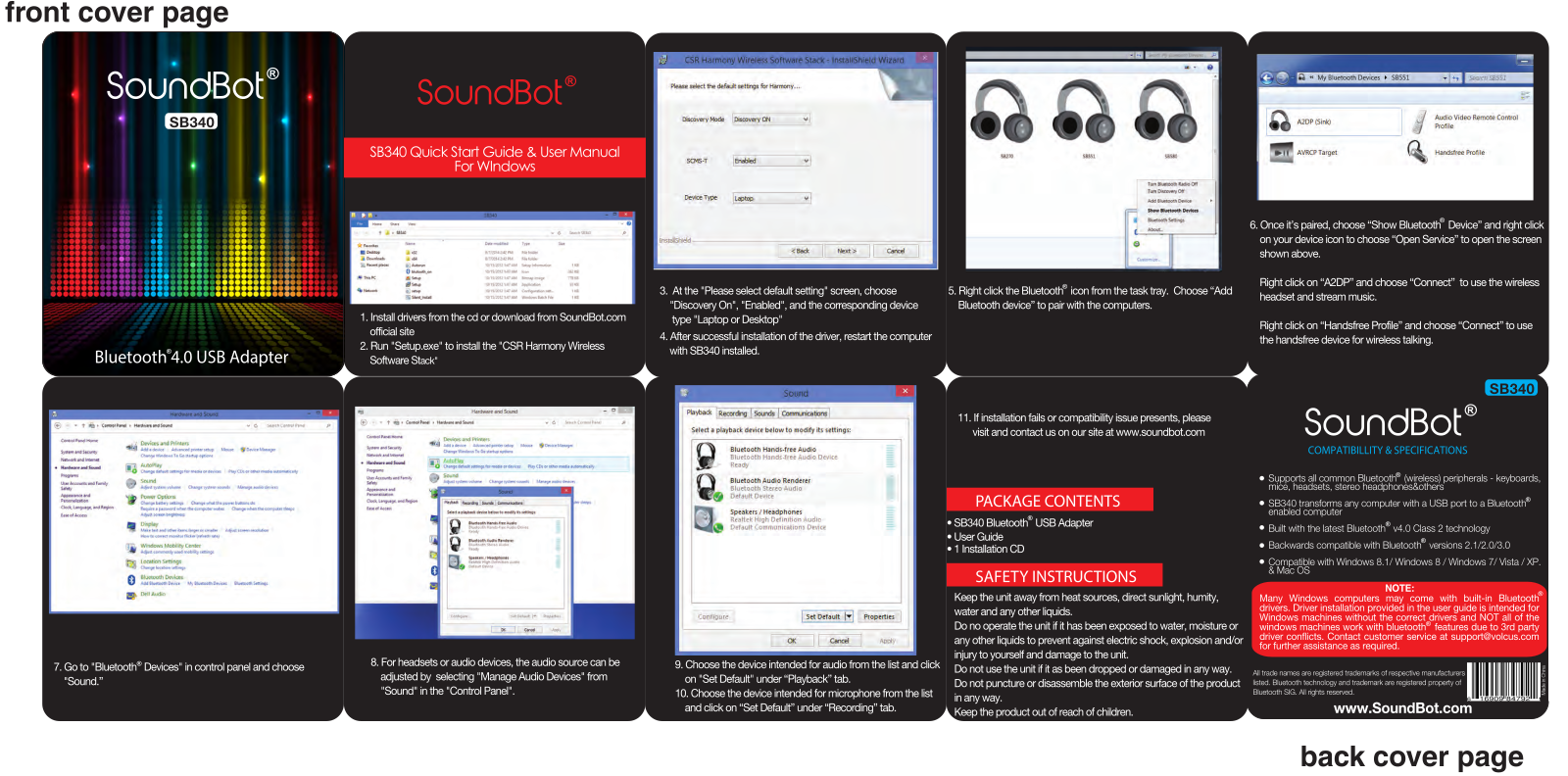 LALTITUDE SB340 User Manual