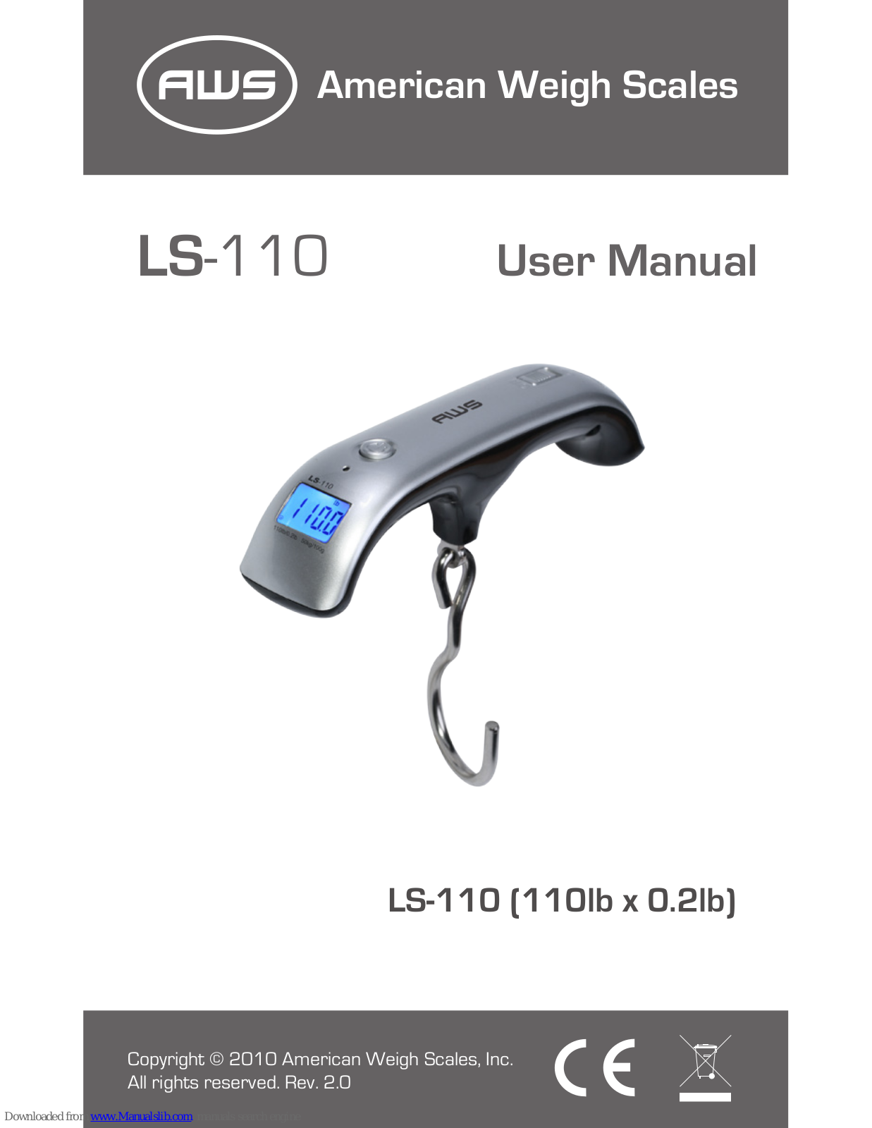 AWS LS-110 User Manual - ManualMachine.com