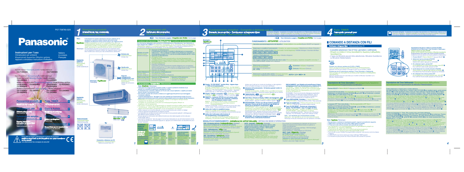 PANASONIC CS-F14DD3E5 User Manual