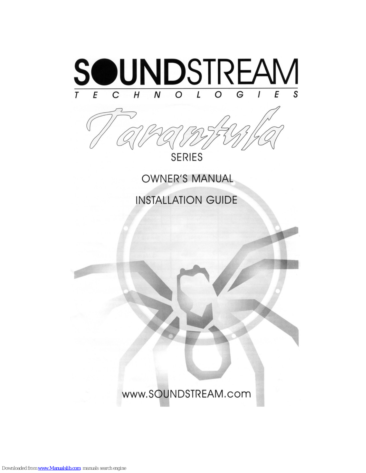 Soundstream T5-10, T5-12, T5-15 User Manual