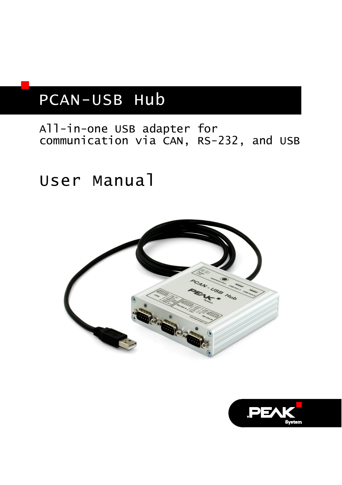 PEAK RS-232 User Manual