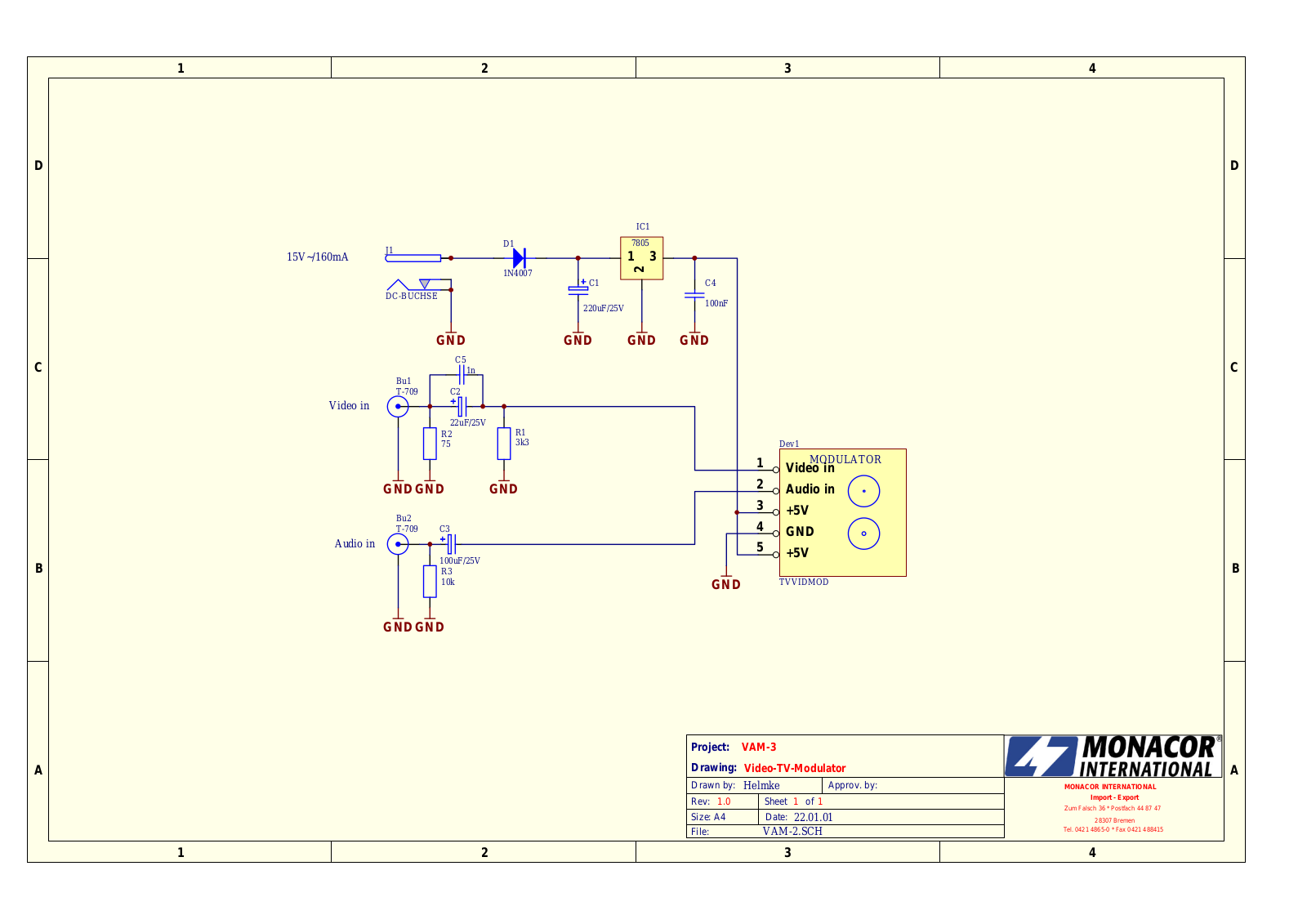 Stageline vam3 schematic