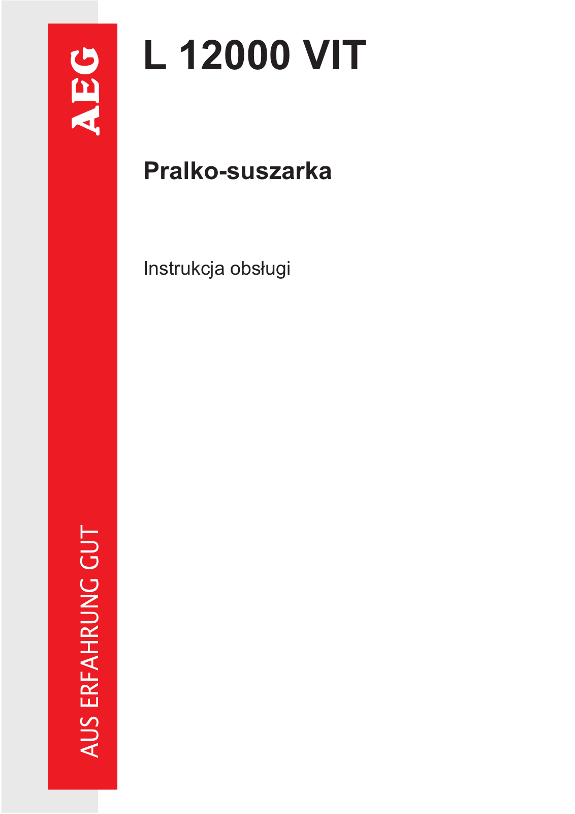 AEG L12700VI User Manual