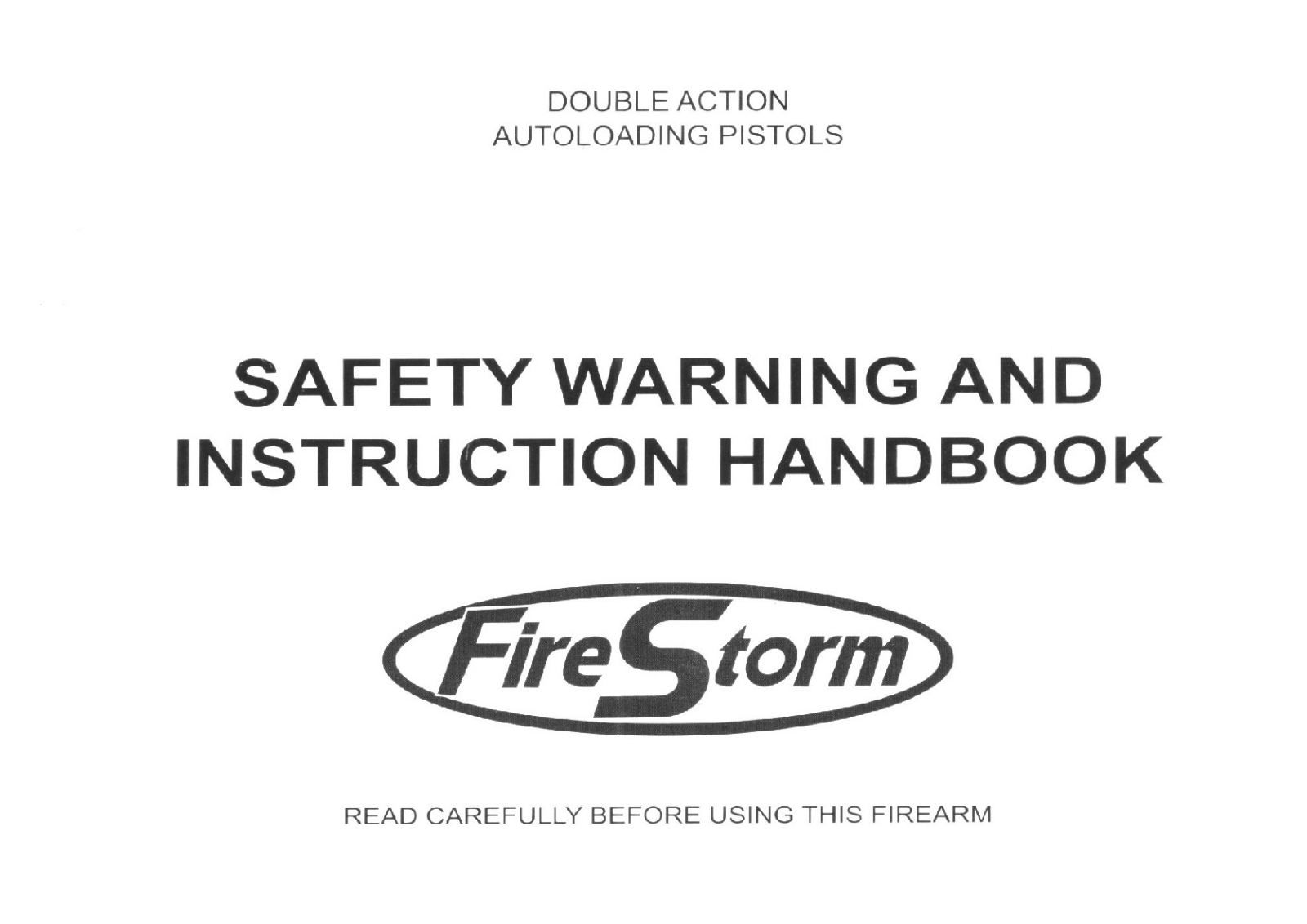 firestorm 380 User Guide - ManualMachine.com