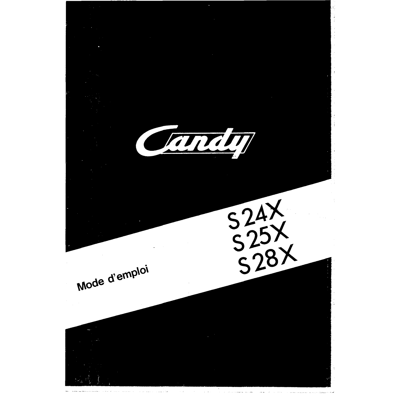 Candy S 28X, S 25X, S 24X User Manual
