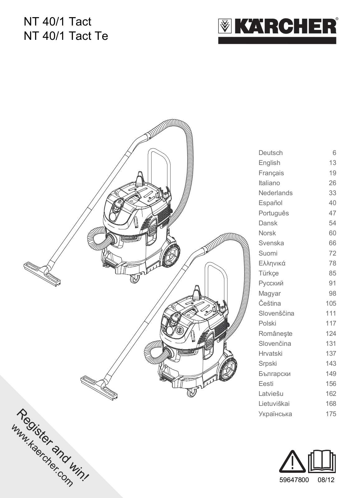 Karcher NT40-1 User Manual