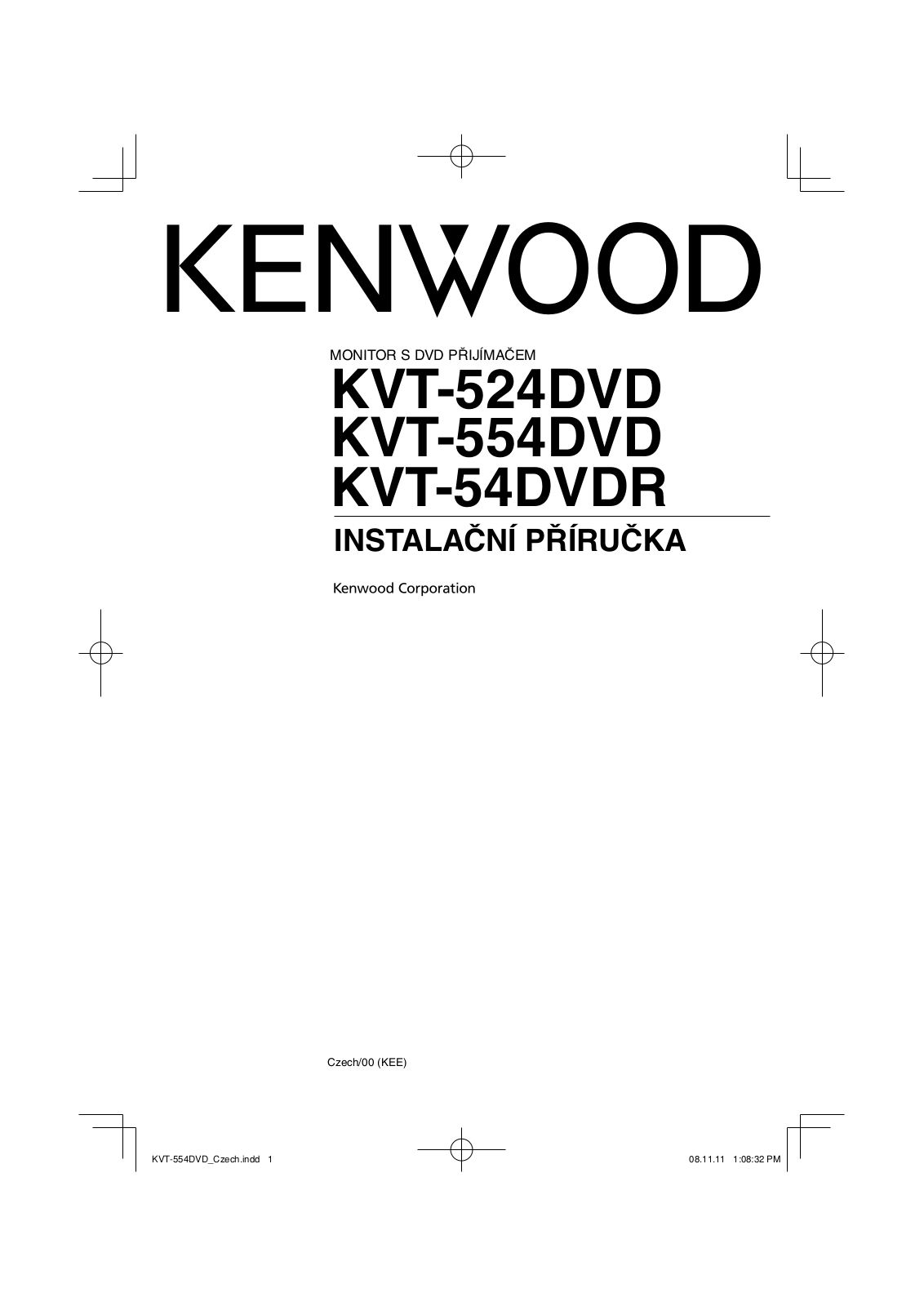 Kenwood KVT-554DVD, KVT-54DVDR User Manual