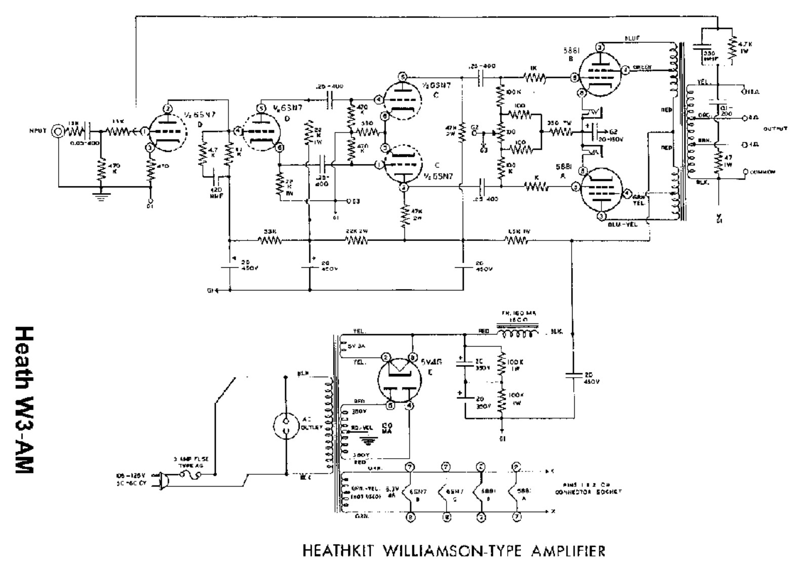 Heathkit w3am schematic