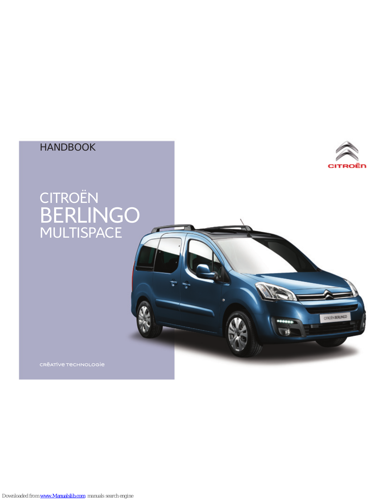 CITROEN 2015 Berlingo Multispace Handbook