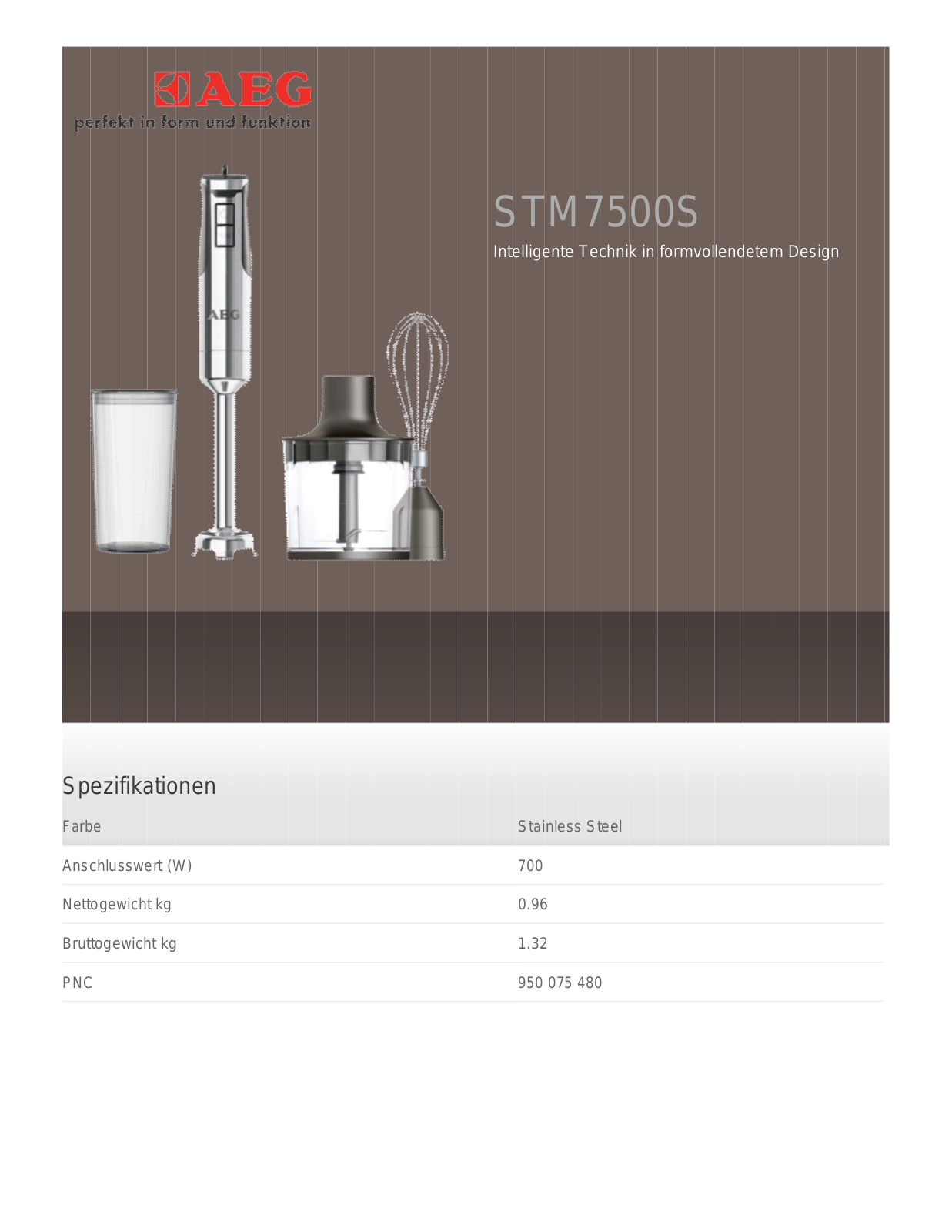 AEG STM6600 User Manual