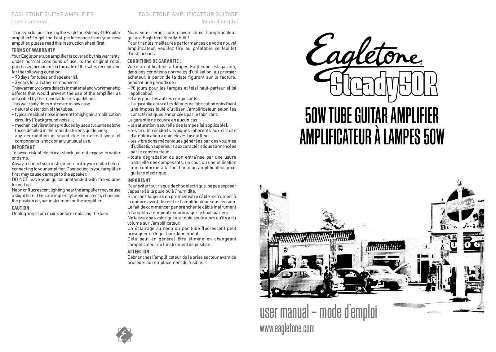 Eagletone Steady 50R User Manual