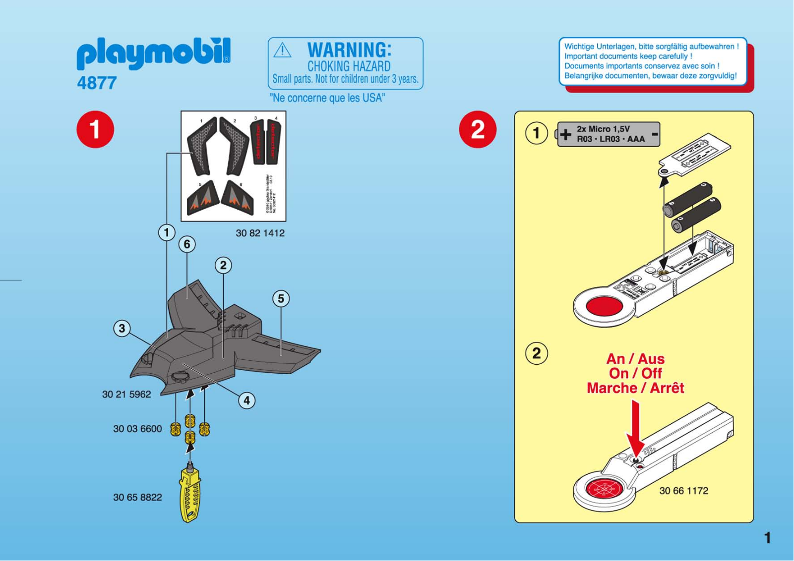 Playmobil 4877 Instructions