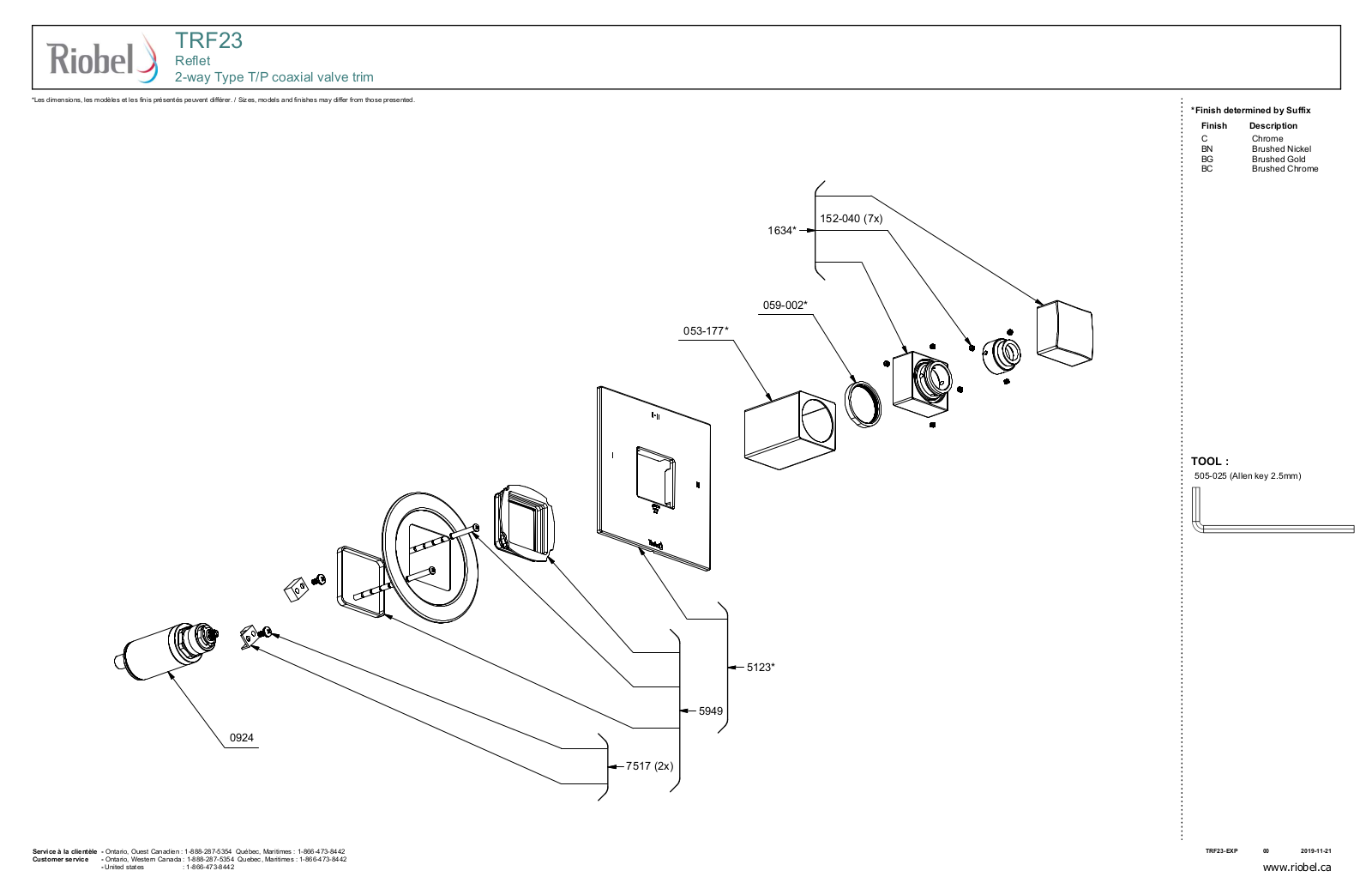 Riobel ROBL2383 Installation & Assembly - ManualMachine.com