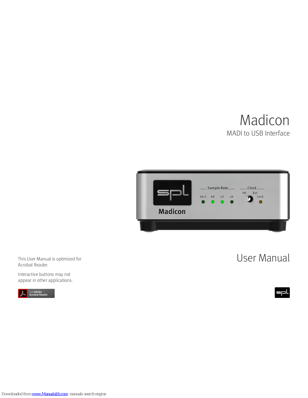 SPL Madicon User Manual