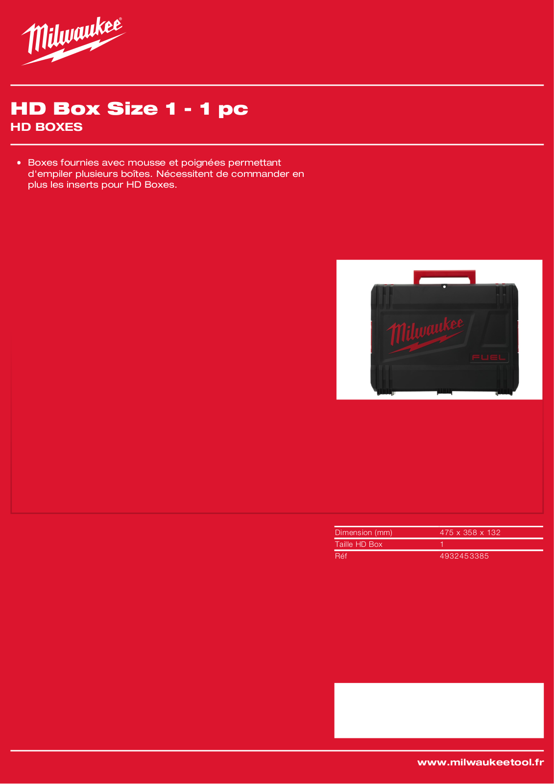 Milwaukee 4932453385 Specification - ManualMachine.com