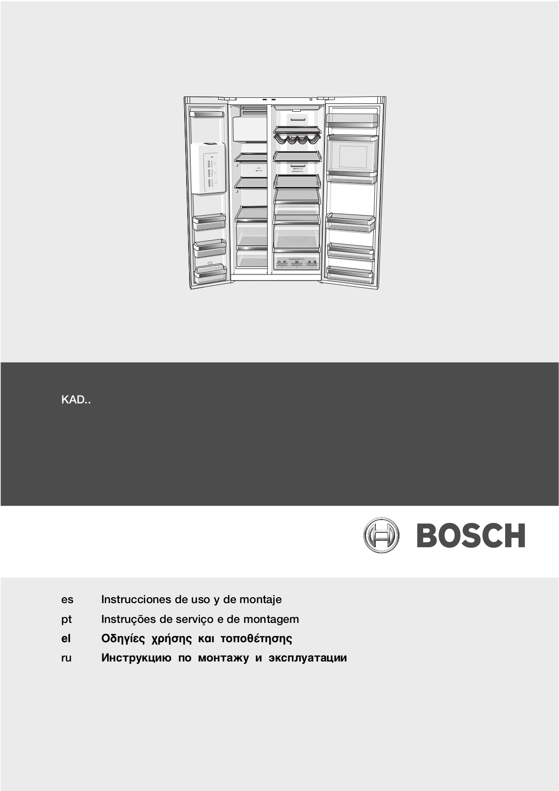 Bosch KAD 62A71, KAD 62S51, KAD 62S21, KAD 62P91 User Manual