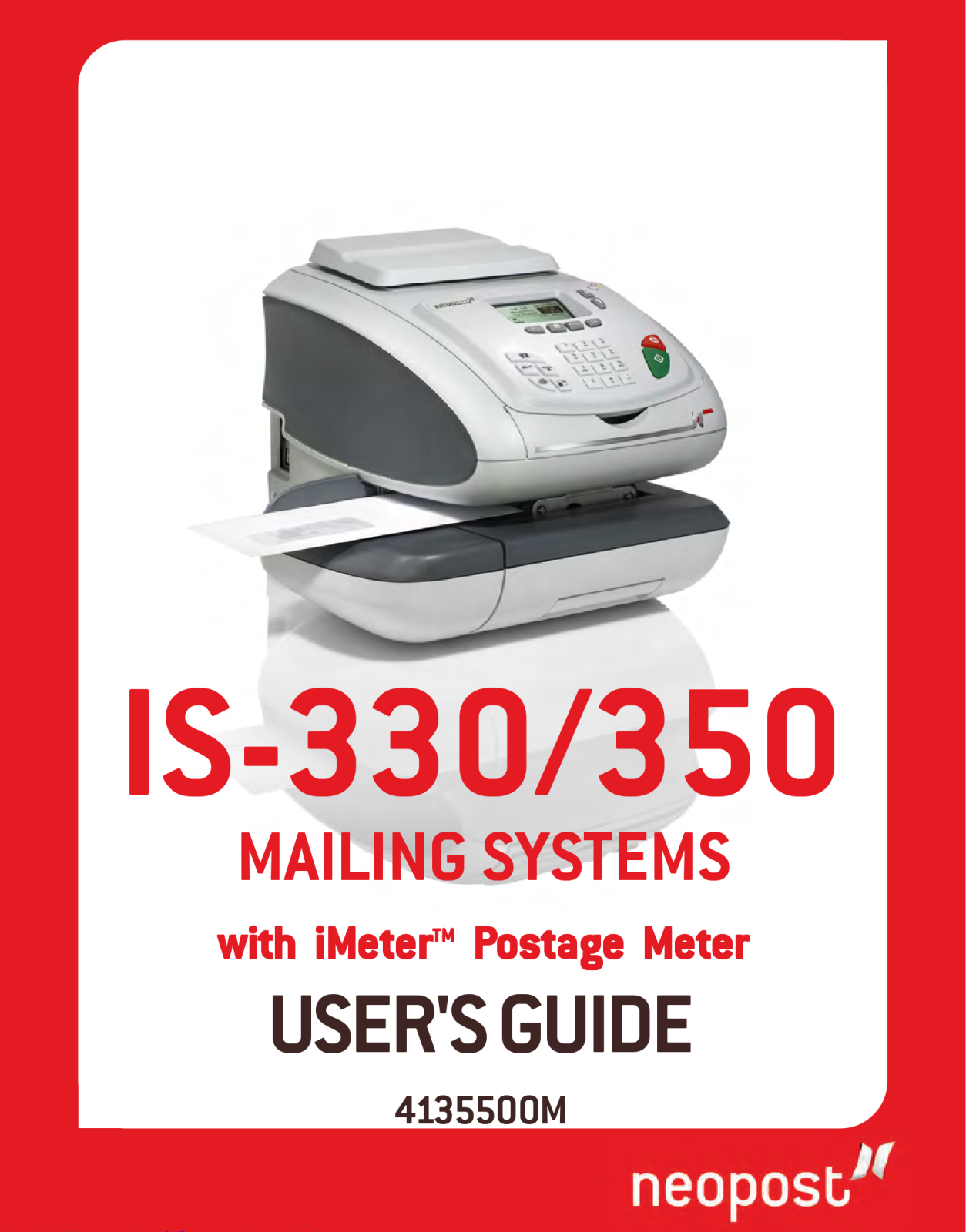 Neopost IS-330 User Manual