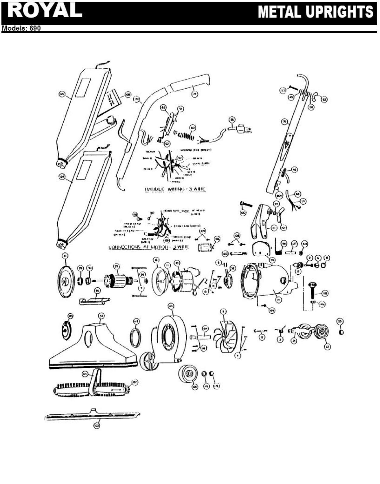 Royal 690 Parts List