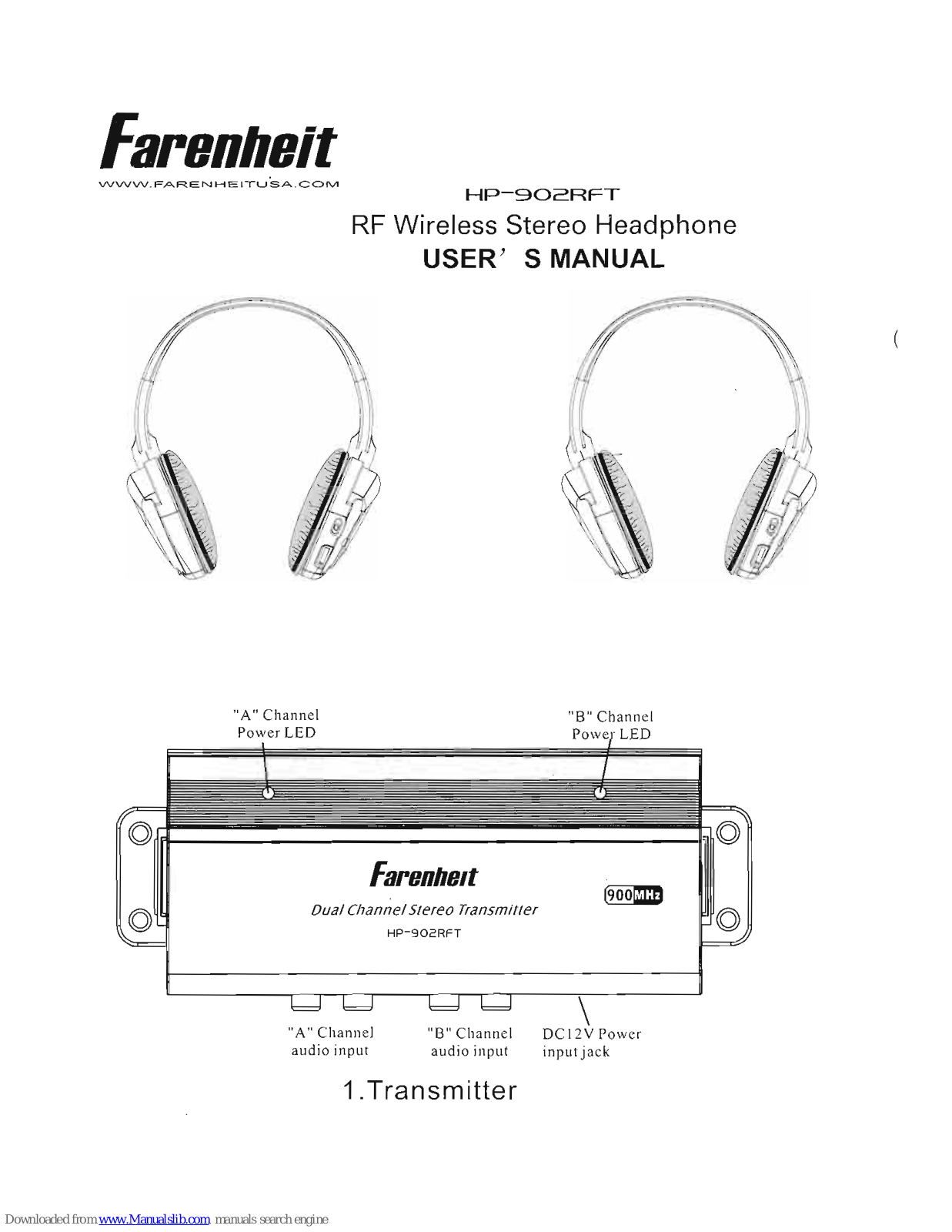 Farenheit HP-902RFT User Manual