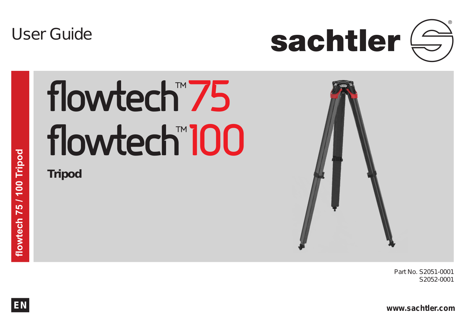 Sachtler flowtech 75 User's Guide