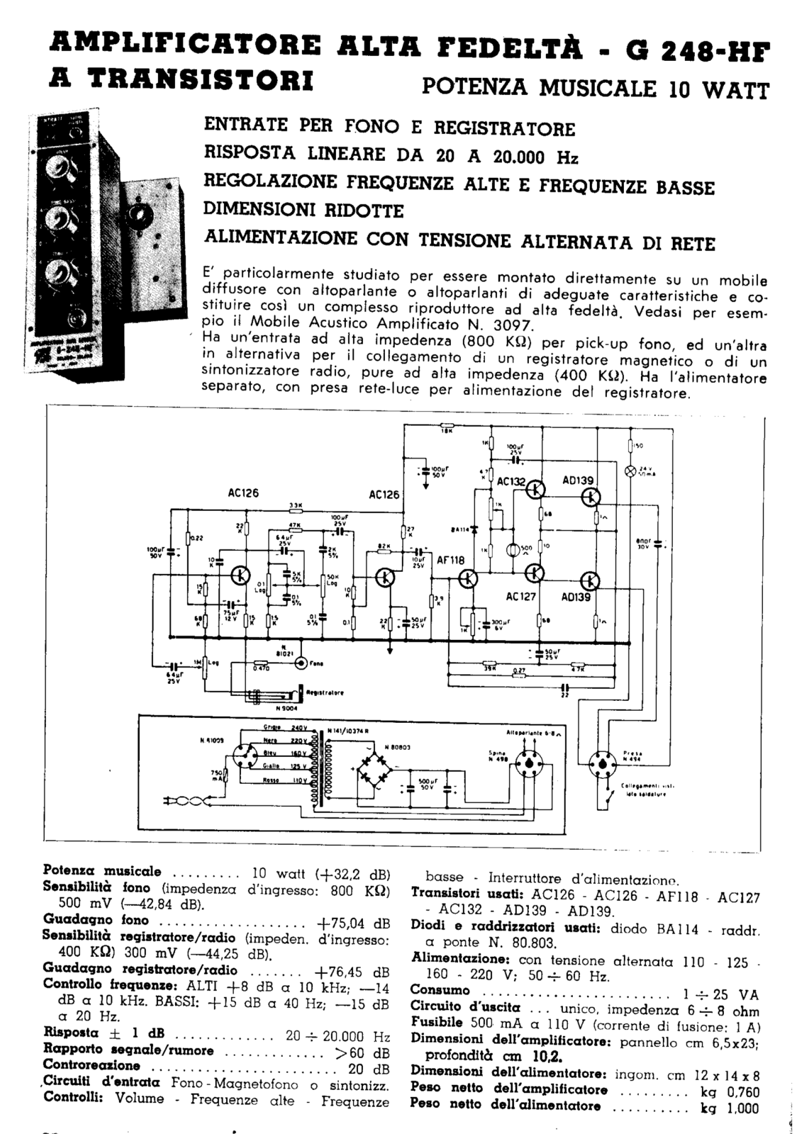 Geloso g248hf schematic