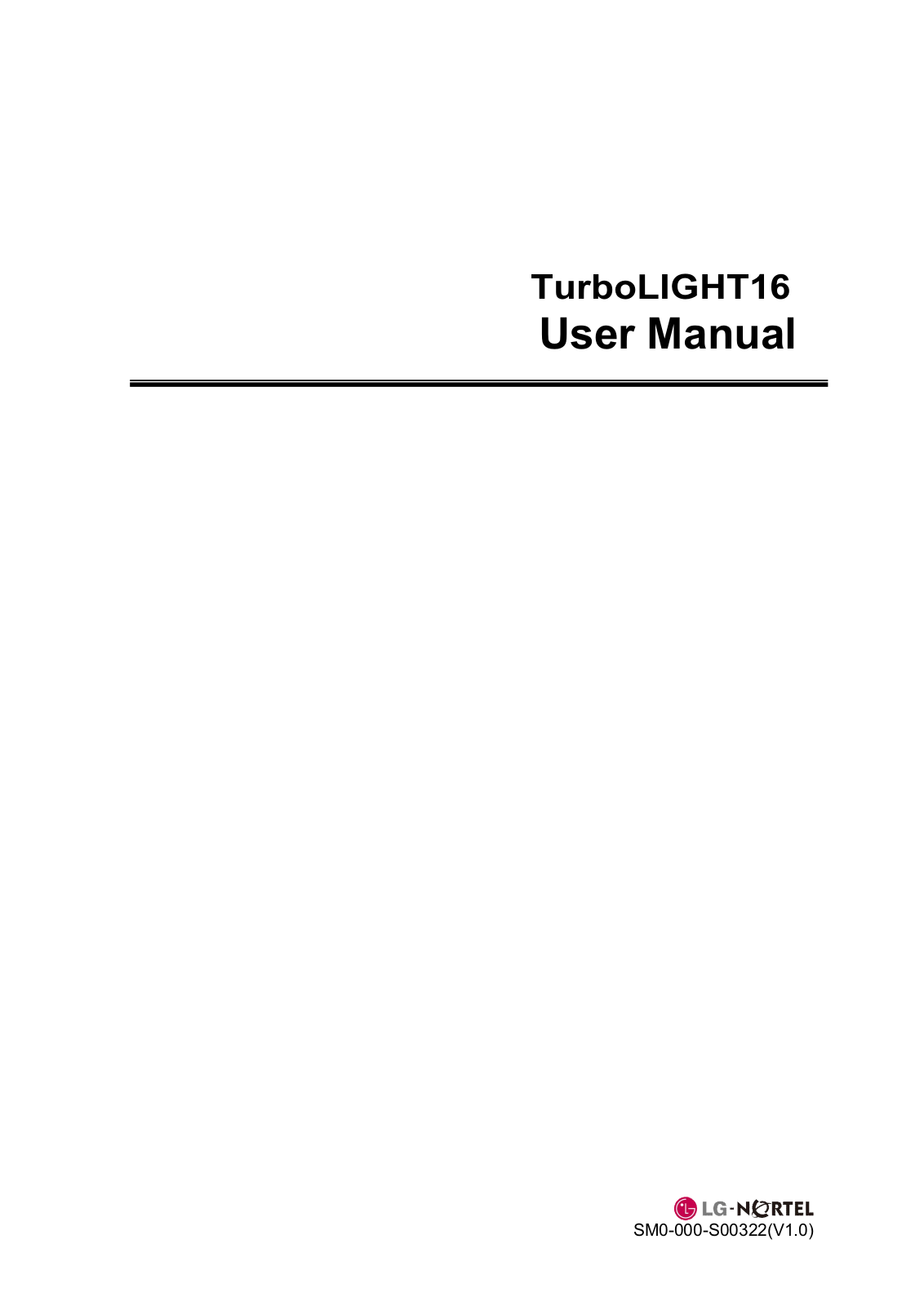 Ericsson LG NS161GNN User Manual