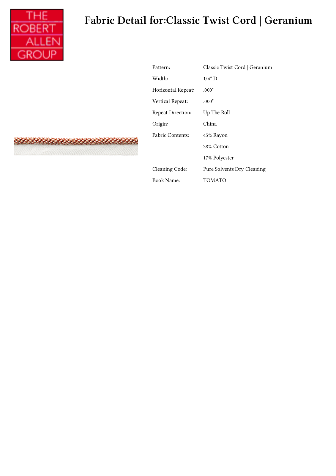 Robert Allen RALF1185 Specifications - ManualMachine.com